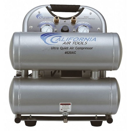 California Air Tools 4620AC-22060 - Ultra Quiet Oil-Free 4.6 gal 2-HP 220 V Only 60 d B