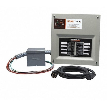 Generac 6853 - Homelink Upgradeable 30 Amp Manual Transfer Switch