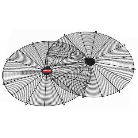 Dayton VECM30GG - Fan Guard Set,Black,32-13/16in Dia,Steel
