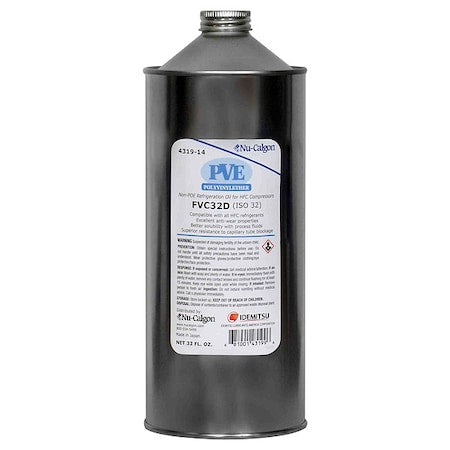 Nu-Calgon 4319-14 - Synthetic Oil, 32 oz, Can, Clear