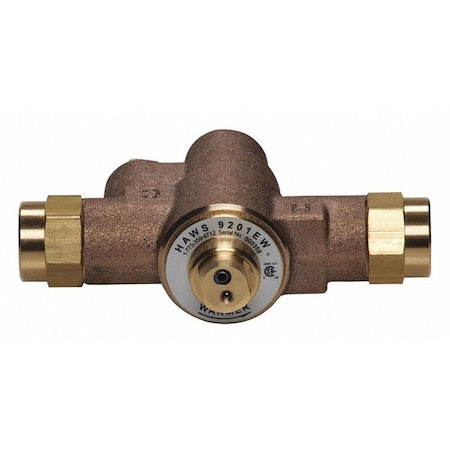 Haws 9201EW - Emergency Mixing Valve, Brass, Yellow, For Use With, Single Eyewash