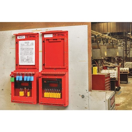 Master Lock S3500 - Lockout Station,Unfilled,Steel,31" H