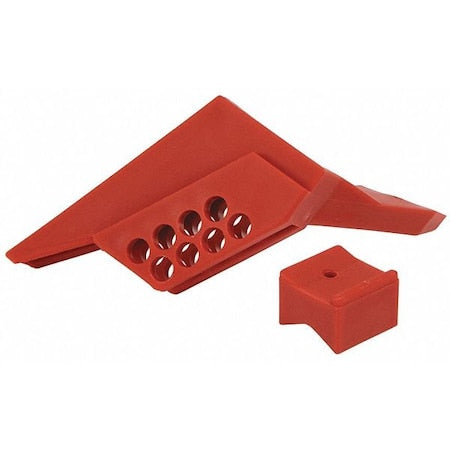 Condor 437R17 - Ball Valve Lockout,Red,2-45/64" H