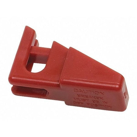 Condor 437R19 - Circuit Breaker Lockout,Red,1-1/8" H