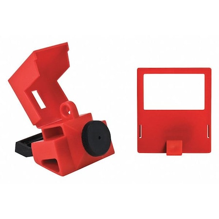 Condor 437R20 - Circuit Breaker Lockout,Red,3-1/4" H