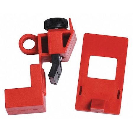 Condor 437R23 - Circuit Breaker Lockout,Red,2-13/64" H