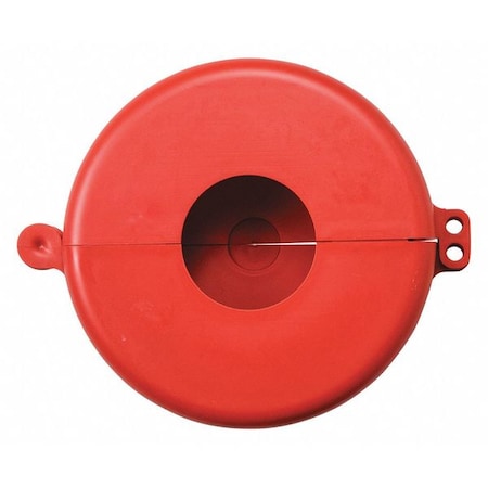 Condor 437R43 - Gate Valve Lockout,Red,Polypropylene