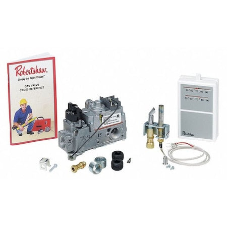 Robertshaw 710-296 - Millivolt Kit, Natural Gas, Pilot, 750 m V, 3.5 in wc, Low Capacity, 58 to 90 Degrees F