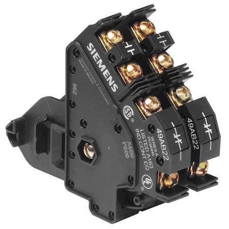 Siemens 49AB22 - Auxiliary Contact, 2 NO/2 NC, 10 A