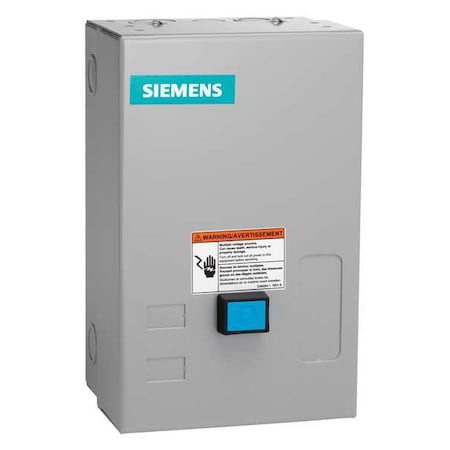 Siemens 14BUA32BJ - NEMA Magnetic Motor Starter, Non-Reversing, 1 NO, 24 V AC, 3 P, Screw
