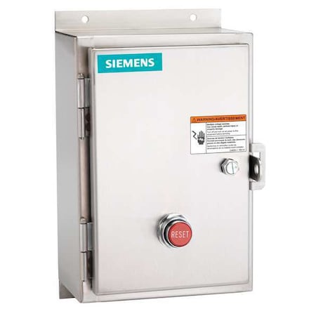 Siemens 14DUB32WA - NEMA Magnetic Motor Starter, Non-Reversing, 1 NO, 120 V-240 V AC, 3 P, Screw