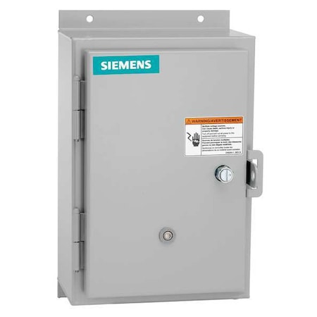 Siemens 14CUD320A - NEMA Magnetic Motor Starter, Non-Reversing, 1 NO, 120 V-240 V AC, 3 P, Screw