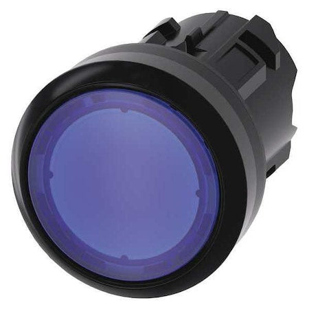 Siemens 3SU1001-0AA50-0AA0 - Illuminated Push Button Operator, 22 mm, Blue
