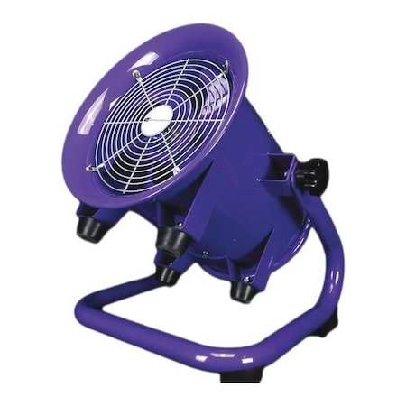Atlantic Blowers ABAF-12-220 - Tube Axial Fan, 0.67 HP, 2719 cfm, Tube, 220 V, 1 Phase, 12" W.