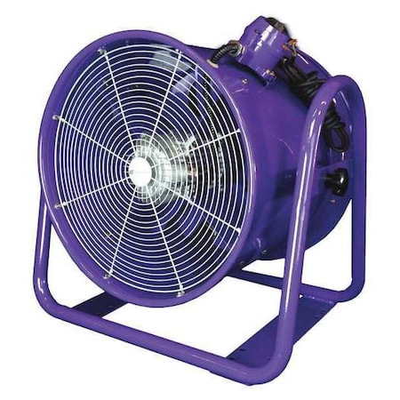 Atlantic Blowers ABAF-28-220S - Tube Axial Fan, 3.5 HP, 11654 cfm, Tube, 220 V, 1 Phase, 28" W.
