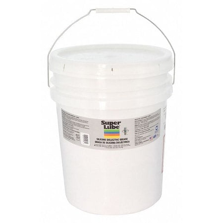 Super Lube 91030 - 30 lb. Translucent White Silicone Di-Electric Grease Pail
