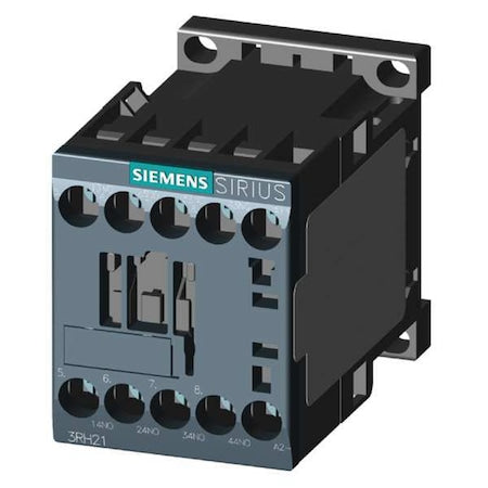 Siemens 3RH21401BF40 - IEC Control Relay, 4 NO, 110 V DC, 10 A