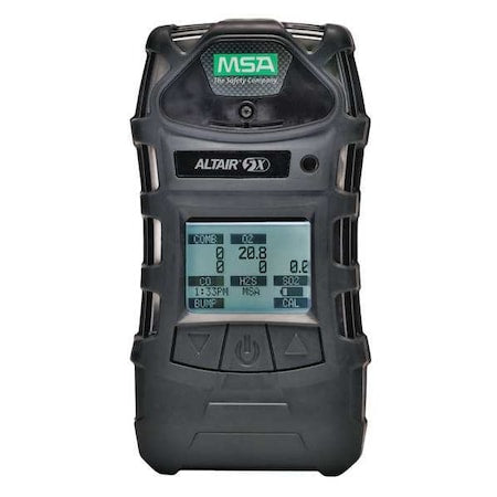 Msa Safety A-ALT5X-ALKB100C020 - ALTAIR 5 X Multi-Gas Detector, Audible, Vibrating, Visual, Monochrome, 20 hr Battery Life