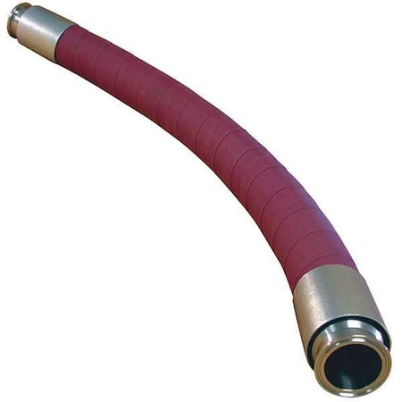Novaflex 6505-32-5-TRI-TRI - Food Grade Hose Assembly,2" ID x 5 ft.