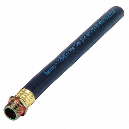 Thermoid 00667216210 - 1" ID x 10 ft NBR Farm Tank Gasoline Hose BK