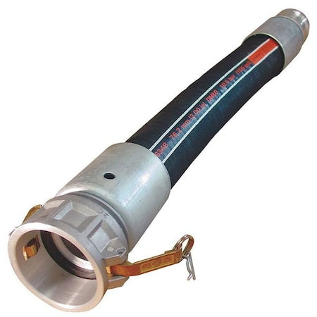 Boston H036348BK-100-25-CE - 3" ID x 25 ft Vinyl Nitrile Gasoline Hose BK