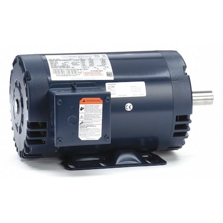 Leeson 145TTDR6002 - Three-Phase General Purpose Motor, 3 HP, 145 T Frame, 230/460 V AC Voltage, 3500 rpm Nameplate RPM