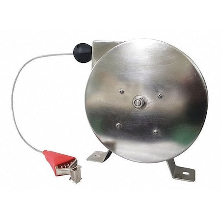 Speedaire 440G05 - Cable Reel,50 ft.,Stainless Steel,Silver