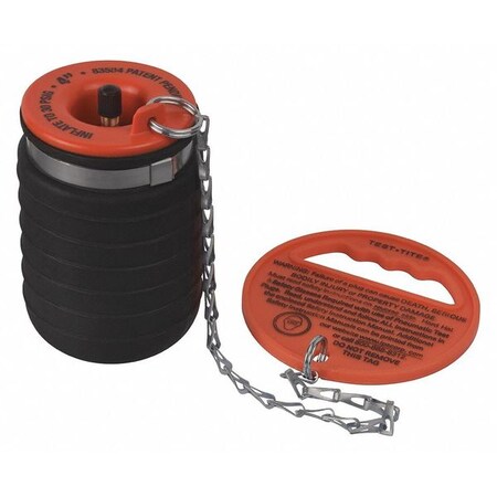 Test-Tite 83588 - Pressure Relief Pneumatic Test Plug 4"
