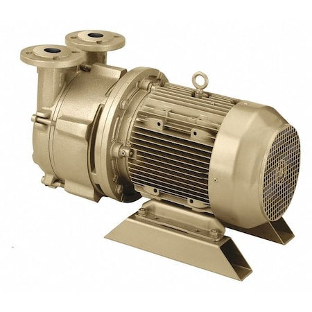 Dekker Vacuum Technologies DV0100D-MB4-SGL - Liquid Ring Vacuum Pump,7-1/2 HP,100 cfm