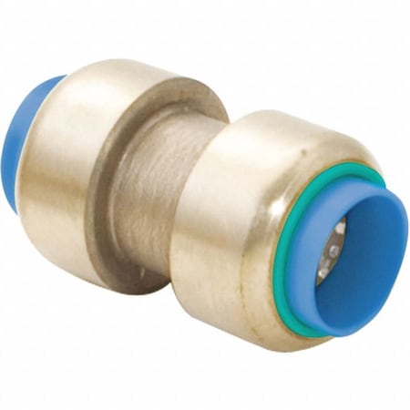 75013LF - Coupling, 3/4 in x 1/2 in Tube Size, Brass, Brown