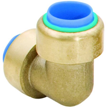 75018LF - Coupling, 1/2 in Tube Size, Brass, Brown
