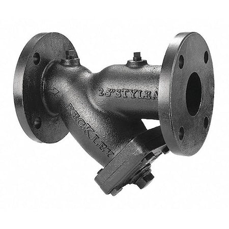 Keckley 81FFY-CI125P34-FBI-A7 - Y Strainer, 8" Pipe, Flanged, Cast iron, 200 psi at 150 Degrees F WOG, 125 psi at 450 Degrees F WSP