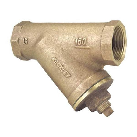 Keckley 21/21THY-BC045P34-FTI-F - Y Strainer, 2-1/2" Pipe, Threaded, Bronze