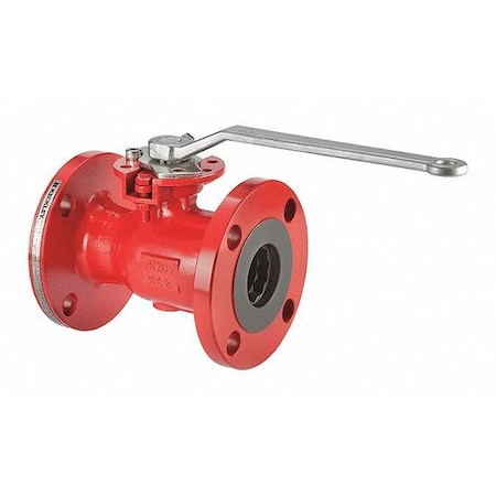 Keckley BVF1RF4RCSRGSL-600 - 6" Flanged Carbon Steel Ball Valve Inline
