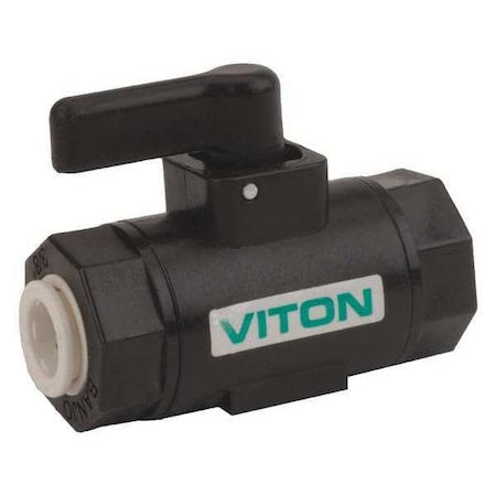 Banjo LVPL038V - 3/8" Push Polypropylene Ball Valve Inline