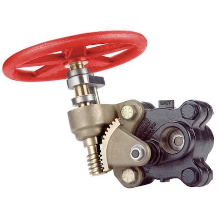 United Brass Works 299910 - Gate Valve,1 In.,FNPT,Carbon Steel