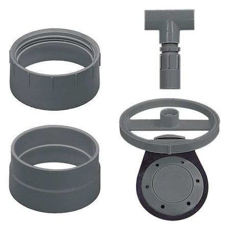 Spears S675P-AK - Backwater Valve,6 In.,PVC,120 Deg F