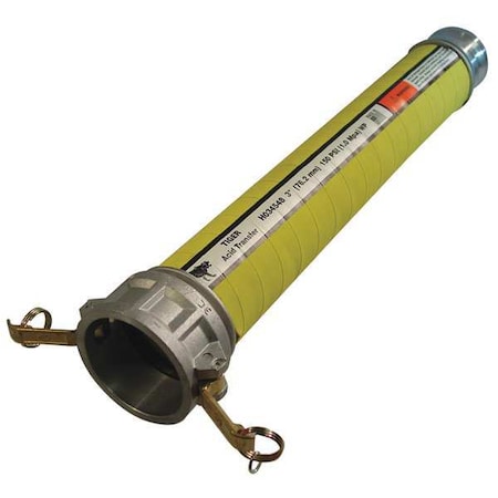 Boston H034532-20-SS-CXE - Chemical Hose Assembly,2" ID x 20 ft.