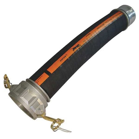 Boston H036396BK-20-ALCE - 6" ID Vinyl Nitrile Gasoline Hose BK