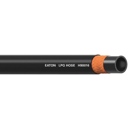 Boston H90008-500R - 1/2" ID x 500 ft Nitrile Liquid Propane Hose BK