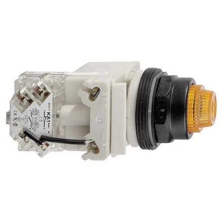 Schneider Electric 9001SKT1A31 - Pilot Light, Amber, 30mm, Incandescent