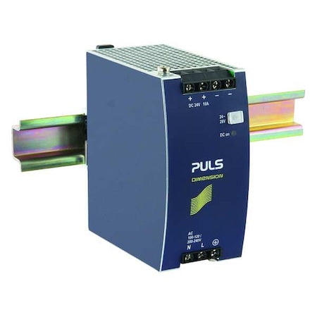 Puls CS10.241 - DC Power Supply, 100/120 V AC; 200/240 V AC, 24/28 V DC, 240 W, 10 A, DIN Rail