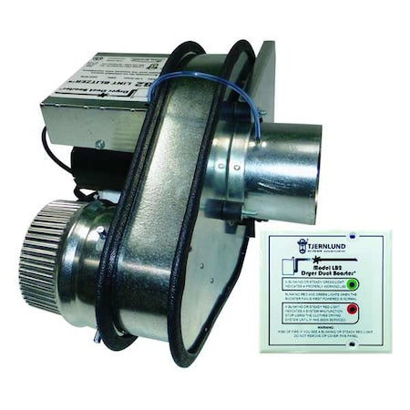 Tjernlund Products LB2 - Steel 11"D,14.1"H,11.1"W Inline Duct Fan