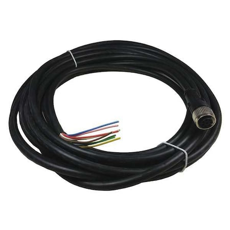 Euchner C-M12F08-08X025PV10,0-MA-100178 - Flying Lead Connector,10m,24 VDC