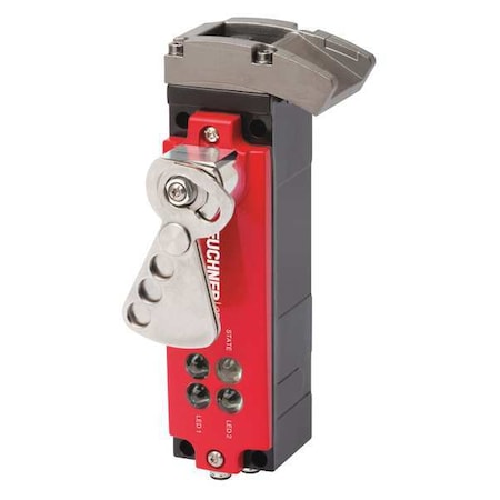 Euchner CET3-AP-CRA-AH-50F-SI-C2333-114516 - Locking Safety Switch, M12, Aluminum