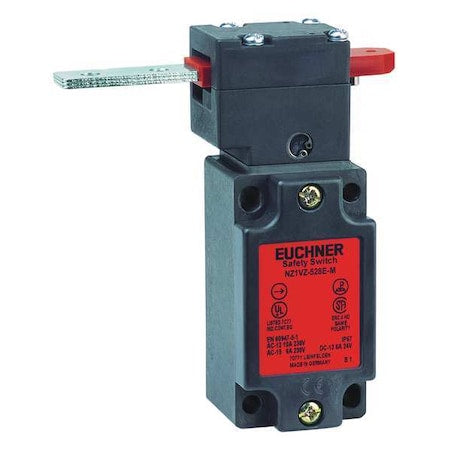 Euchner NZ1VZ-528E-M - Safety Interlok Swtch,Die Cast Alloy,1 NO/1 NC