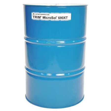 Trim MS690XT-54G - Coolant, Micro Sol 690 XT, Semisynthetic, 54 gal, Drum, Amber