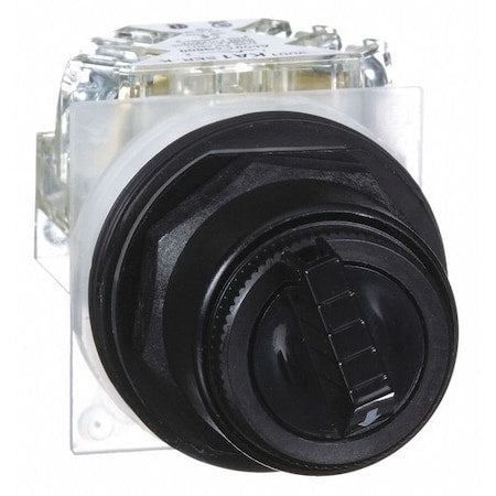 Schneider Electric 9001SKS43BH13 - Selector Switch,Non-Illum,3 Pos,30mm,Black