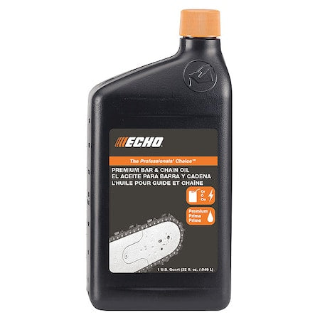 Echo 6459012E - Lubricant, 1 qt, Jug, Petroleum Distillates Base, 120 Degrees F Max Op Temp, Amber