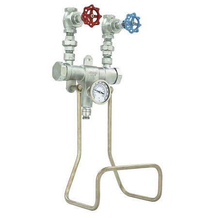 Leonard Valve 3800-VBD-CP - Hose Station,3/4 In,6 gpm,Chrome
